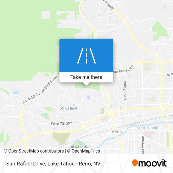 San Rafael Drive map
