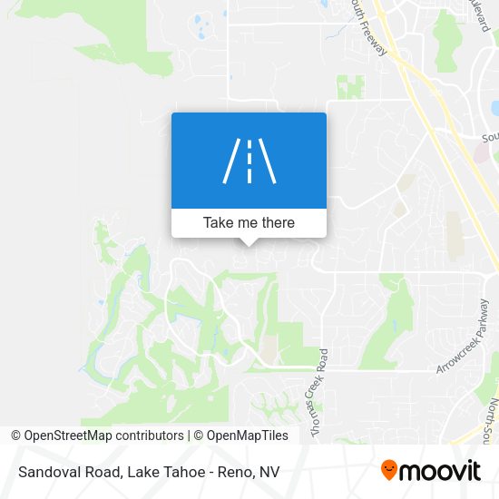 Mapa de Sandoval Road