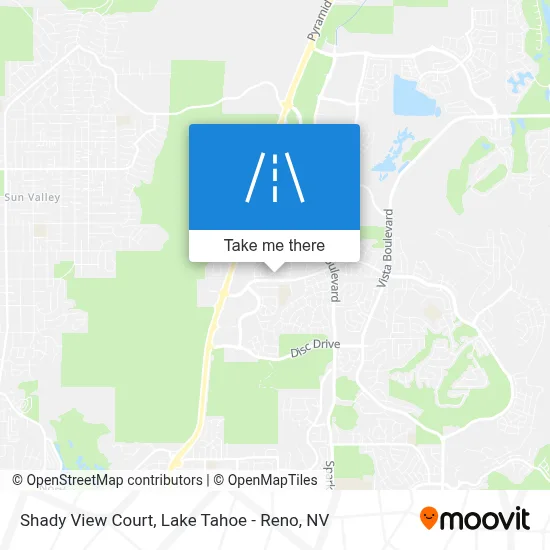 Shady View Court map