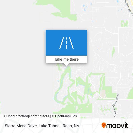 Sierra Mesa Drive map