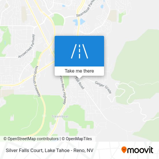 Silver Falls Court map