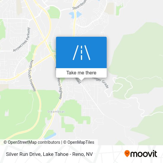 Silver Run Drive map