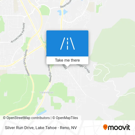 Silver Run Drive map