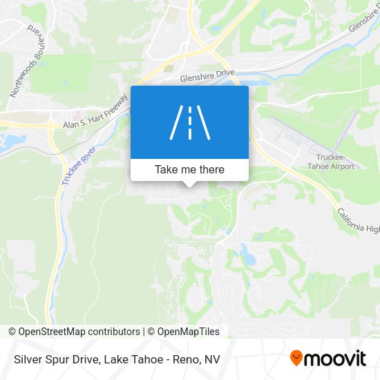 Silver Spur Drive map