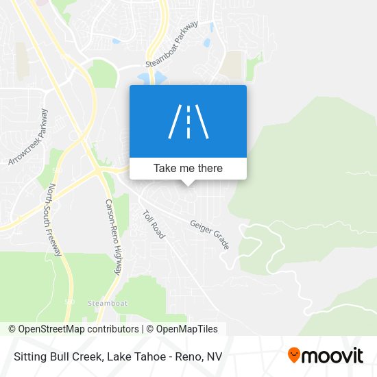 Sitting Bull Creek map