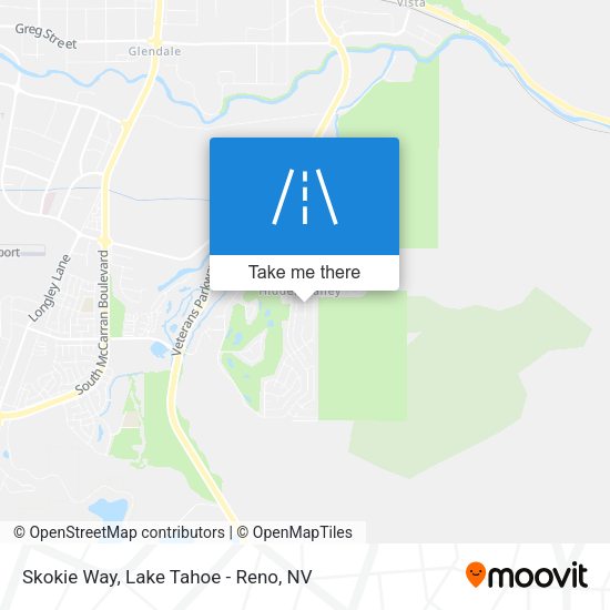 Skokie Way map