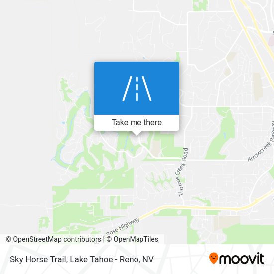 Sky Horse Trail map