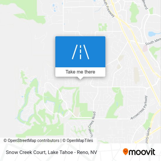 Snow Creek Court map