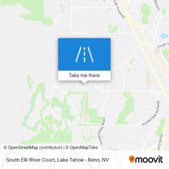 Mapa de South Elk River Court