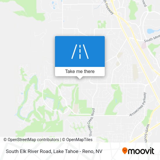 South Elk River Road map