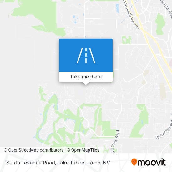 South Tesuque Road map
