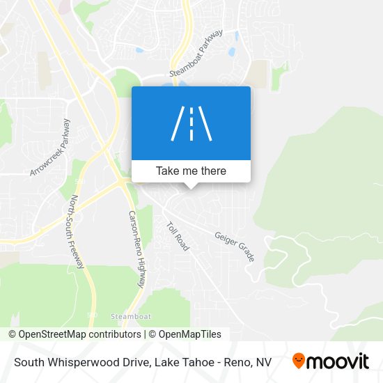 South Whisperwood Drive map