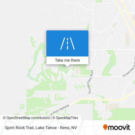 Mapa de Spirit Rock Trail