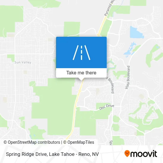 Spring Ridge Drive map