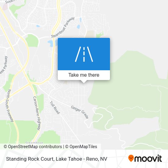 Mapa de Standing Rock Court