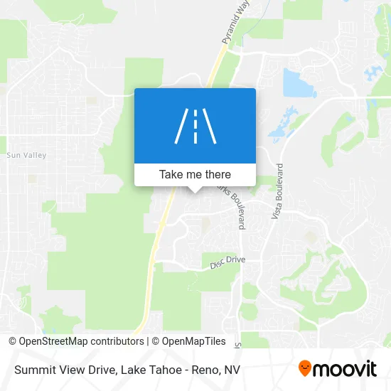 Summit View Drive map