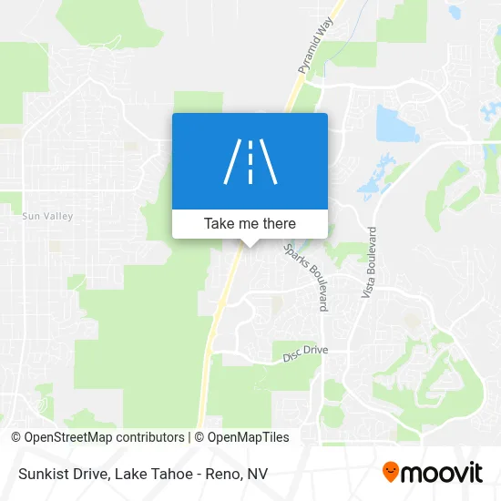 Sunkist Drive map