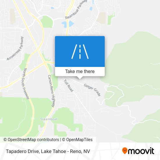 Tapadero Drive map