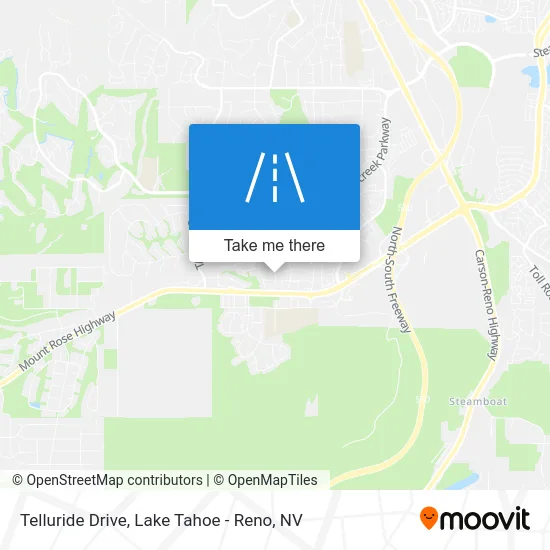 Telluride Drive map