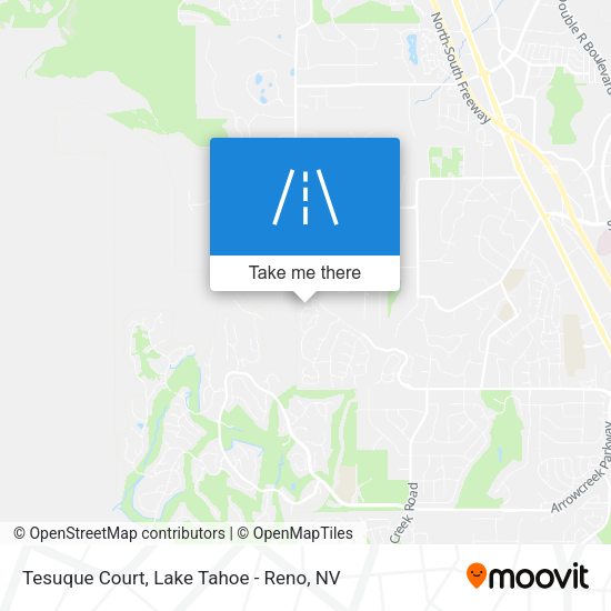 Tesuque Court map