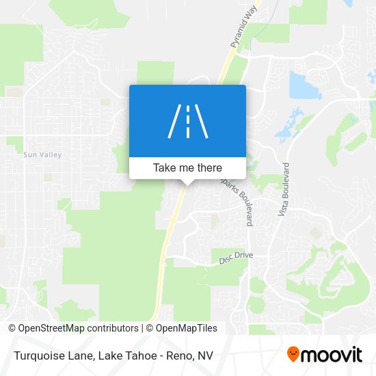 Turquoise Lane map