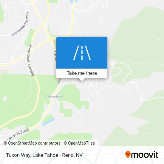 Tuxon Way map