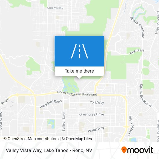 Valley Vista Way map