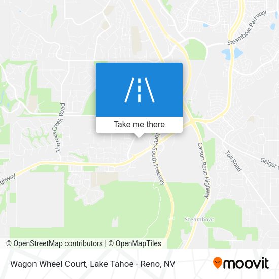 Wagon Wheel Court map