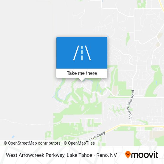 Mapa de West Arrowcreek Parkway
