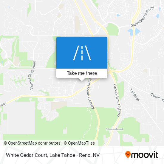 Mapa de White Cedar Court