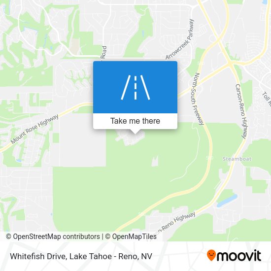 Whitefish Drive map