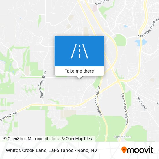 Whites Creek Lane map