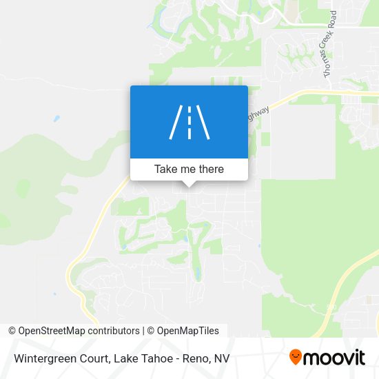 Wintergreen Court map