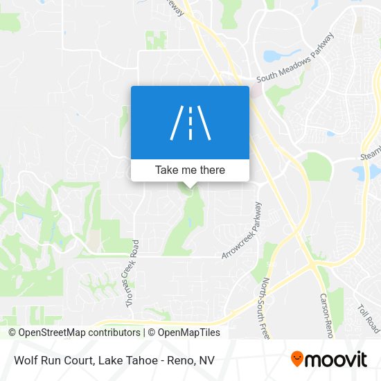 Mapa de Wolf Run Court
