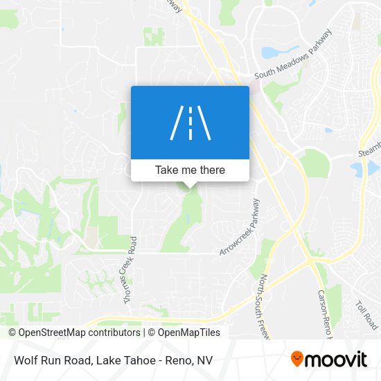 Mapa de Wolf Run Road