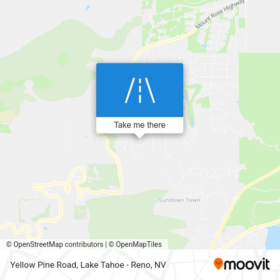 Yellow Pine Road map