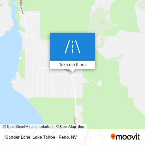Gander Lane map