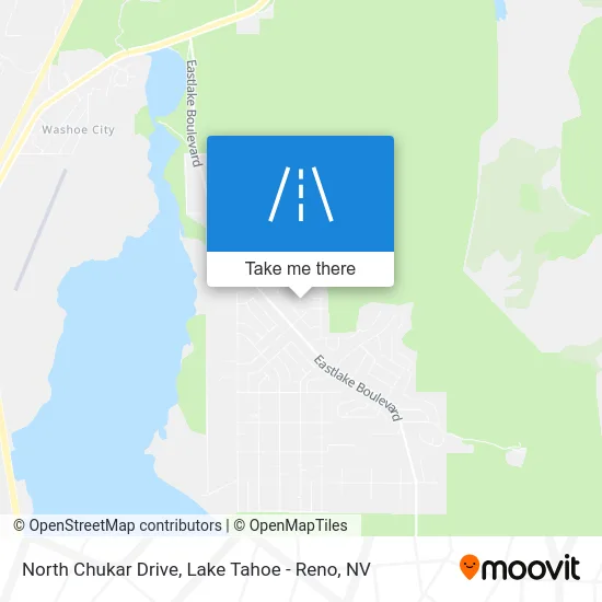 North Chukar Drive map