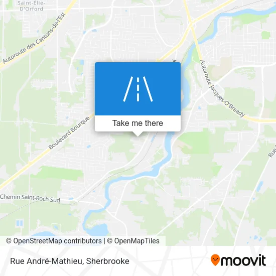 Rue André-Mathieu map