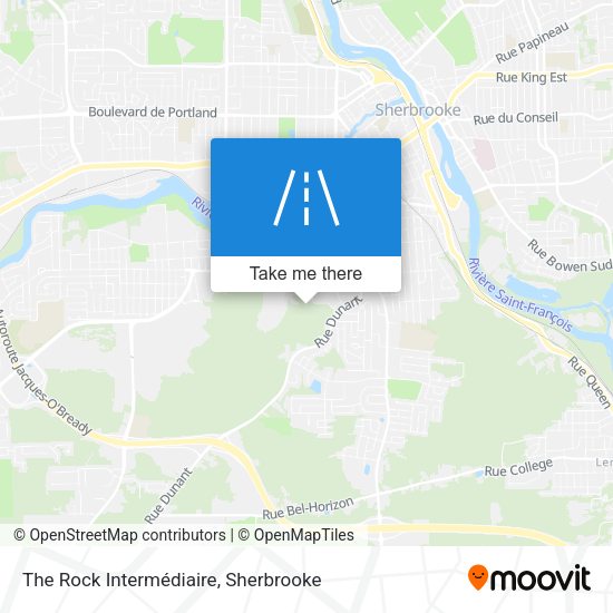 The Rock Intermédiaire map