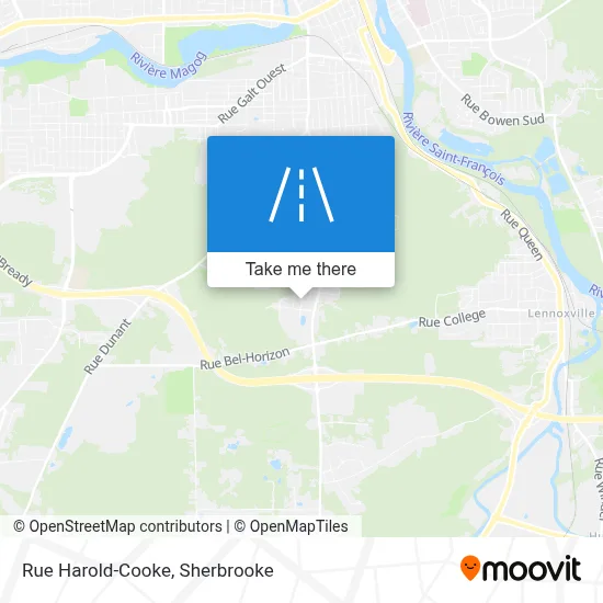 Rue Harold-Cooke map