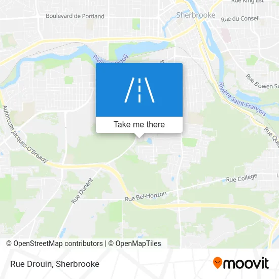 Rue Drouin map