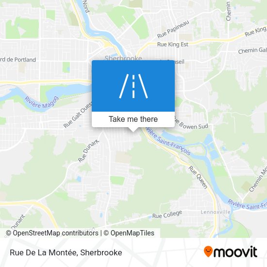 Rue De La Montée map