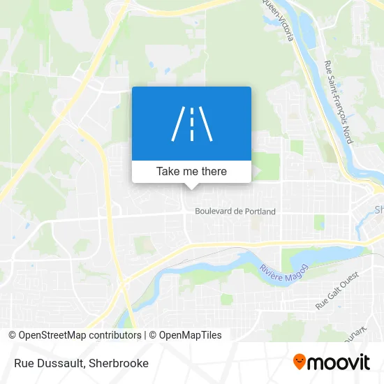Rue Dussault map
