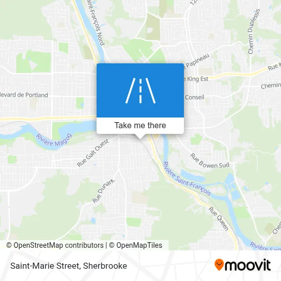 Rue Sainte-Marie map
