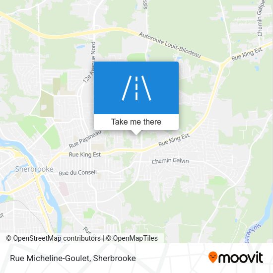 Rue Micheline-Goulet map