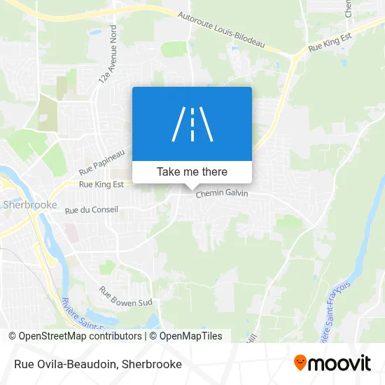 Rue Ovila-Beaudoin map
