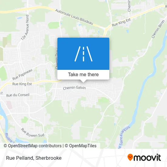 Rue Pelland map