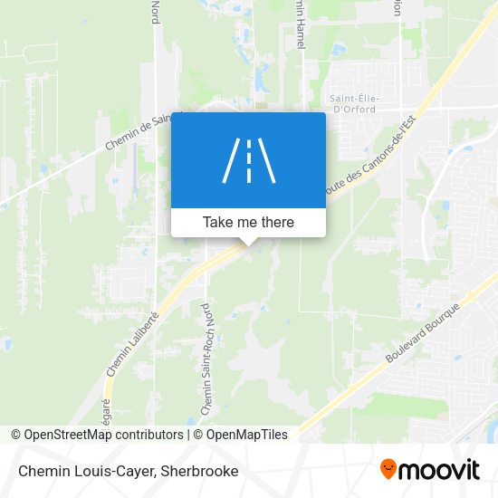Chemin Louis-Cayer map