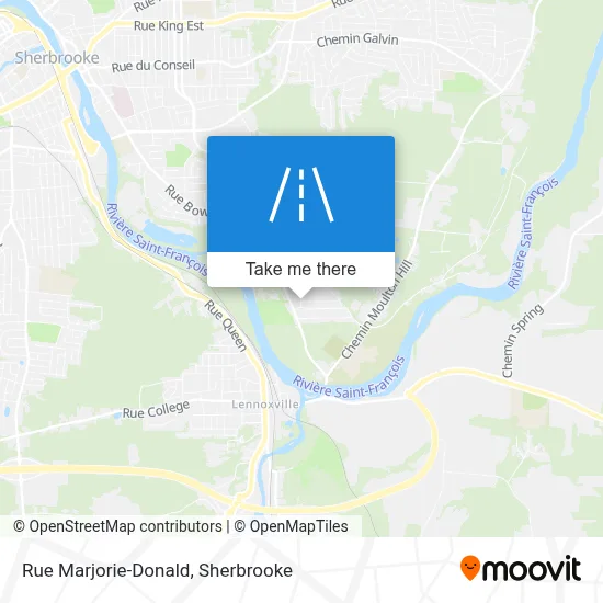 Rue Marjorie-Donald map